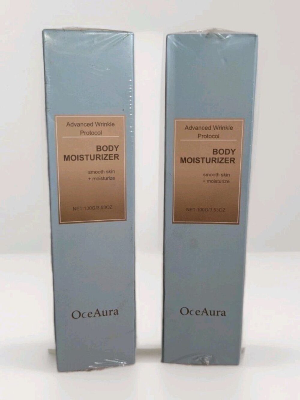 Lot of 2 OceAura Body Moisturizer Advanced Wrinkle Protocol with Niacinamide New